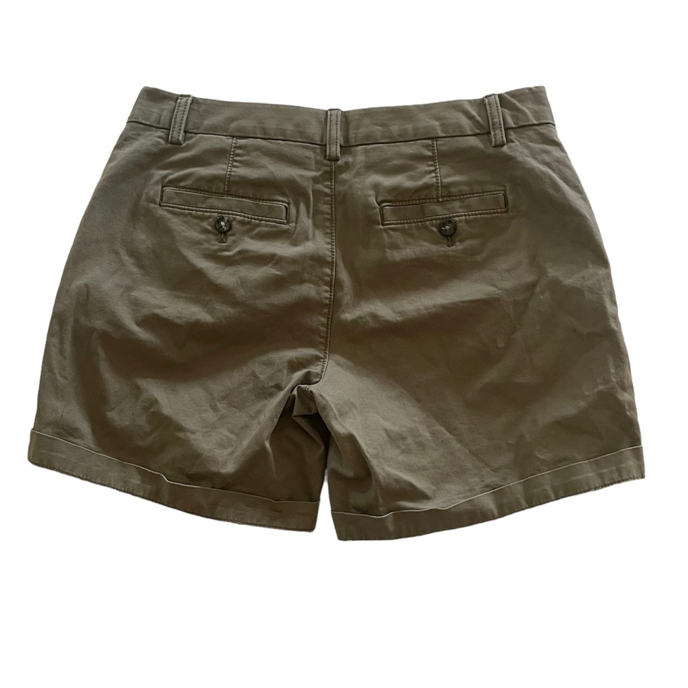 Banana Republic Olive Rollup Chino Shorts - Picture 2 of 4